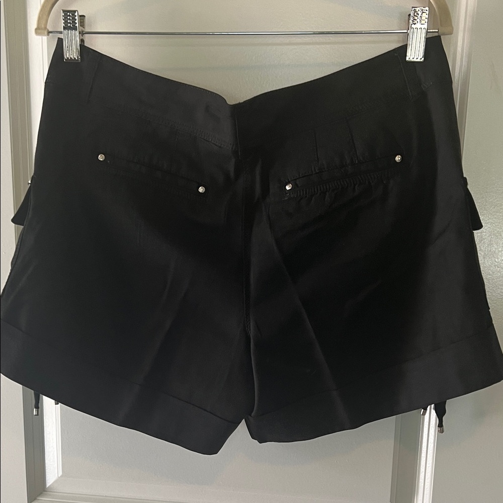 White House Black Market Women's Black Cargo Shorts - Picture 12 of 13